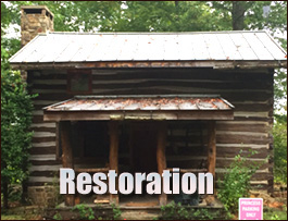 Historic Log Cabin Restoration  Powellsville, North Carolina